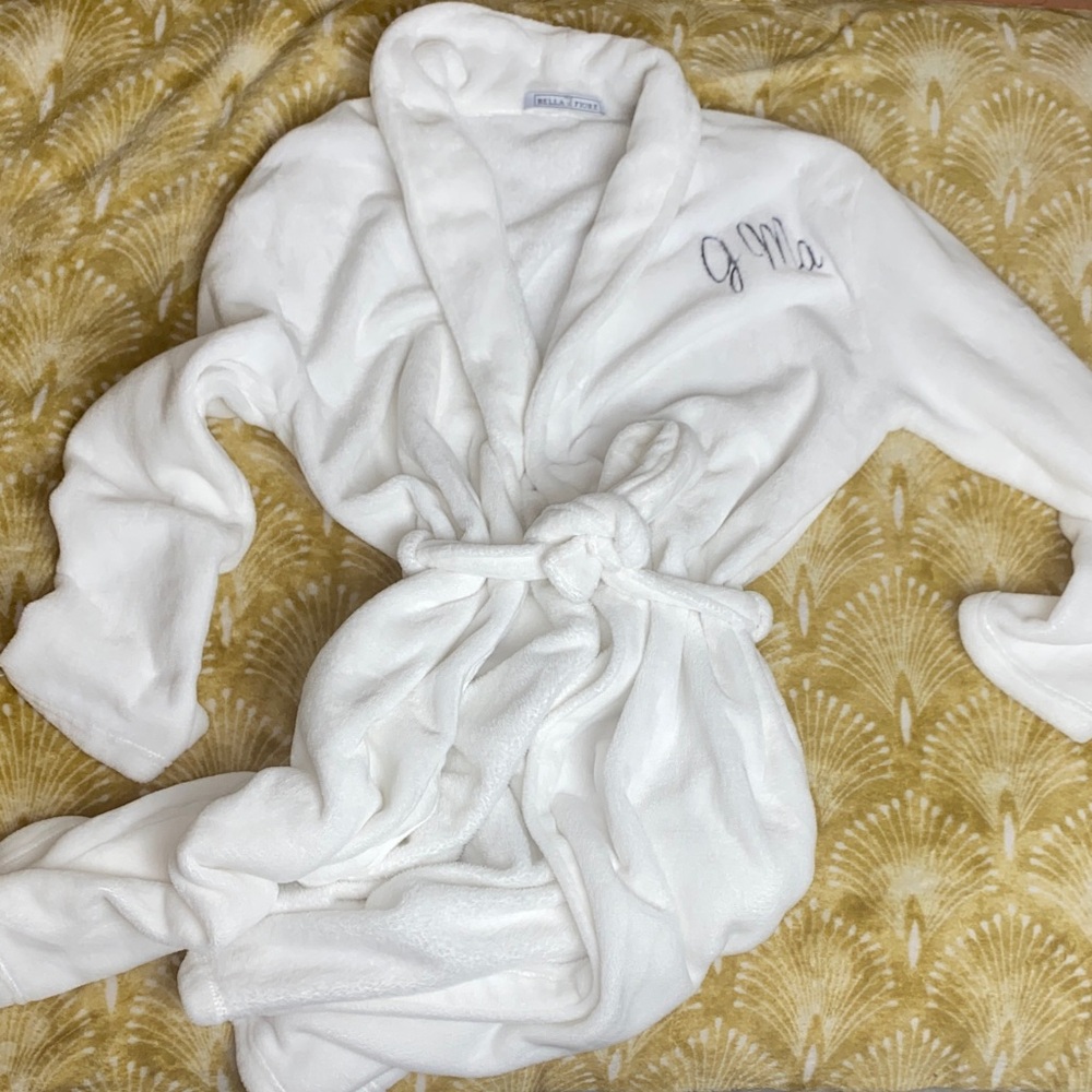 White Plush Women's Robe